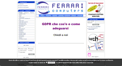 Desktop Screenshot of ferrari-computers.it